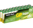 Primary Battery, Alkaline, AA, 1.5V, Super, Pack of 20 pieces